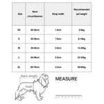 벌집망 개 목걸이 목 보호대 통기성 반사 염증 방지 목걸이, XS, S, M, L, XL