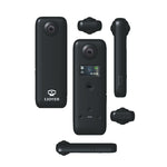 IJOYER A3S 4K 자전거용 손떨림 방지 360도 파노라마 액션 카메라, A3S