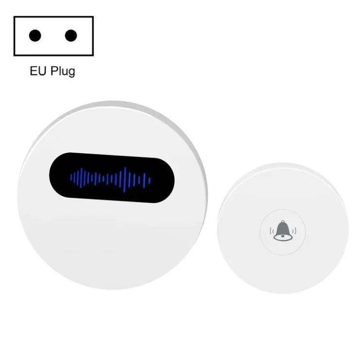 T10-1 1대 1 조명 자체 발전 무선 지능형 방수 초인종, T10-1 EU 플러그 화이트, T10-1 EU 플러그 블랙, T10-1 US 플러그 화이트, T10-1 US 플러그 블랙, T10-1 UK 플러그 화이트, T10-1 UK 플러그 블랙