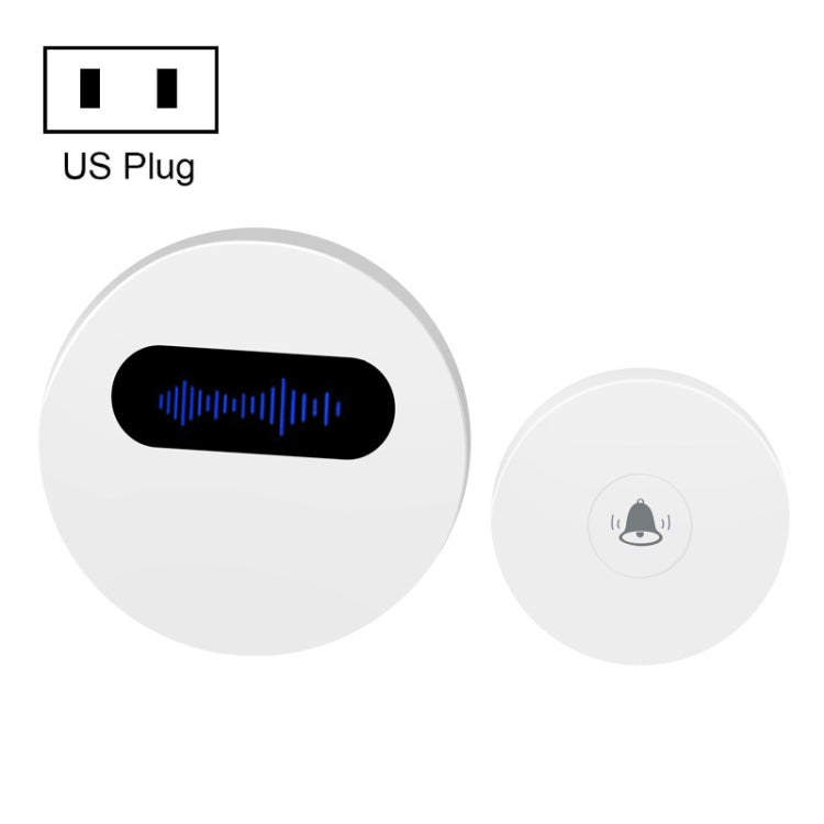 T10-1 1대 1 조명 자체 발전 무선 지능형 방수 초인종, T10-1 EU 플러그 화이트, T10-1 EU 플러그 블랙, T10-1 US 플러그 화이트, T10-1 US 플러그 블랙, T10-1 UK 플러그 화이트, T10-1 UK 플러그 블랙