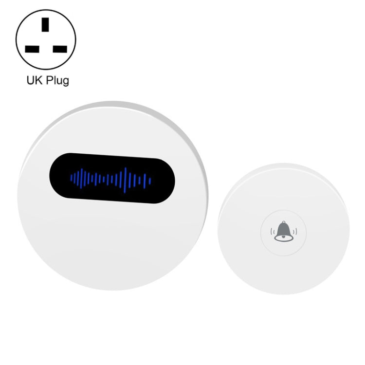 T10-1 1대 1 조명 자체 발전 무선 지능형 방수 초인종, T10-1 EU 플러그 화이트, T10-1 EU 플러그 블랙, T10-1 US 플러그 화이트, T10-1 US 플러그 블랙, T10-1 UK 플러그 화이트, T10-1 UK 플러그 블랙