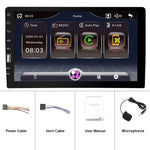 Q3570 9 inch Carplay Single Spindle MP5 Player, Style:, Standard, Standard+4 Light Camera, Standard+8 Light Camera, Standard+12 Light Camera