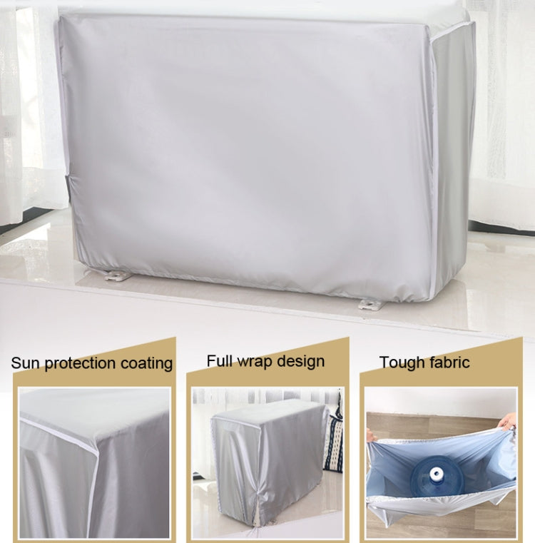 야외 에어컨 커버 방수 먼지 커버 방수 커버, 크기:, S 80 x 28 x 54cm, M 86 x 30 x 56cm, L 95 x 40 x 73cm, XL 100 x 41 x 80cm