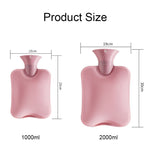 대형 방폭 물주입 PVC 온수주머니, 규격: 1000ml (가죽 핑크), 1000ml (오렌지), 1000ml (연회색), 1000ml (진회색), 1000ml (네이비 블루), 1000ml (스카이 블루), 2000ml (가죽 핑크), 2000ml (오렌지), 2000ml (연회색)