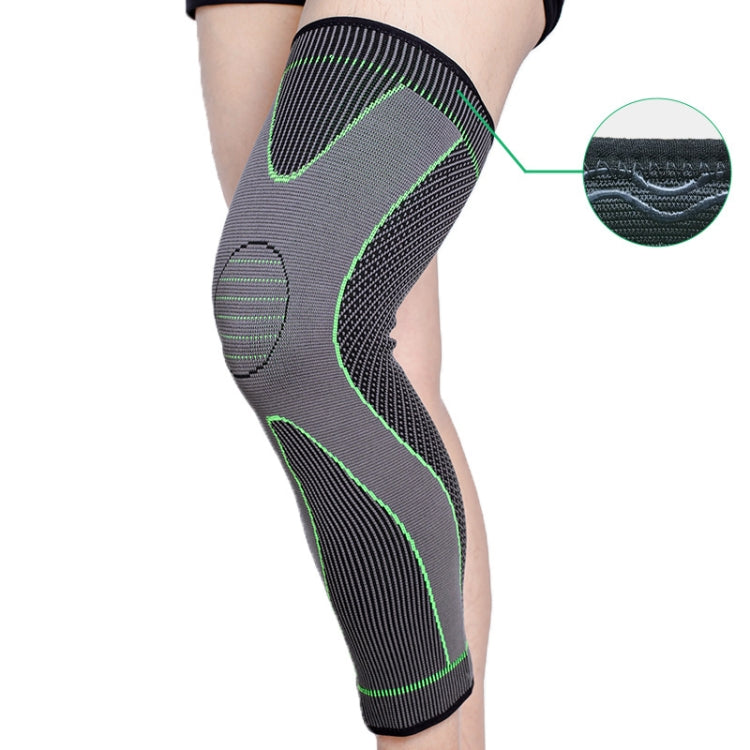 나일론 니트 라이딩 스포츠 확장형 무릎 보호대, XL, XXL