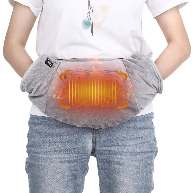 전기 온열 손난로 머프 추운 날씨용 보온 장갑 허리 가방, 온열 손난로
