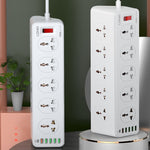 LDNIO SC10610 30W 10+6 포트 다기능 여행용 가정용 사무실 고속 충전 소켓, 사양:, UK 플러그, EU 플러그, US 플러그