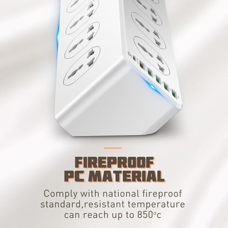 LDNIO SC10610 30W 10+6 포트 다기능 여행용 가정용 사무실 고속 충전 소켓, 사양:, UK 플러그, EU 플러그, US 플러그