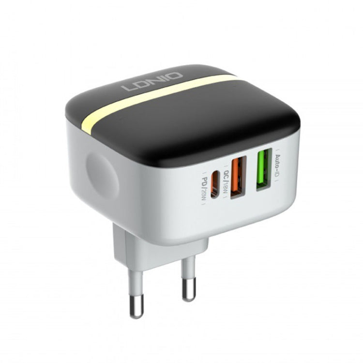 LDNIO A3513Q 32W QC3.0 3 USB 포트 휴대폰 어댑터, EU 플러그 마이크로 USB 케이블 포함, EU 플러그 8핀 케이블 포함, EU 플러그 Type-C 케이블 포함, EU 플러그 Type-C to 8핀 케이블 포함, UK 플러그 마이크로 USB 케이블 포함, UK 플러그 8핀 케이블 포함, UK 플러그 Type-C 케이블 포함