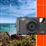 R1 4800만 HD 픽셀 3.0인치 IPS 스크린 어린이 디지털 카메라, 사양:, 블랙, 핑크, 블랙+카드 리더기, 핑크+카드 리더기