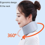 목 통증 완화 목 보호대 링 경추 고정 목 보호대