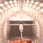 침대 옆 크리스탈 테이블 램프 LED 와인잔 야간등, 사양:, 3색 모델 USB, 리모컨 RGB16 색상, 3색 플러그인 모델