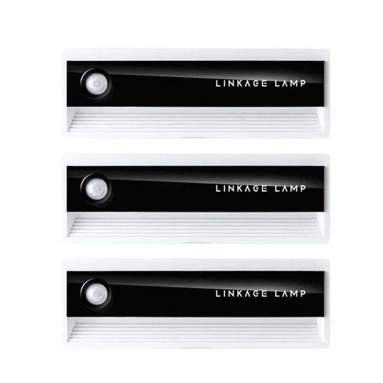 TW-L56 연동 인체 감지 야간등 USB 자석 복도등, 1개, 3개