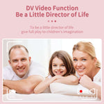 A18 HD 인쇄 가능한 만화 어린이용 디지털 카메라 회전 렌즈 포함, 사양:, 핑크, 핑크+16G, 핑크+32G, 블루, 블루+16G, 블루+32G