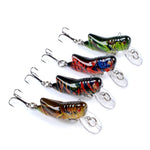 LB119 곤충 메뚜기 바이오닉 미끼 칠해진 플라스틱 하드 미끼, LB119 1, LB119 2, LB119 3, LB119 4