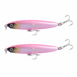 2개 CH79 하드 미끼 장거리 캐스팅 싱킹 펜슬 가짜 루어, 규격:, 8cm 10g, 8cm 14g, 10.4cm 18g