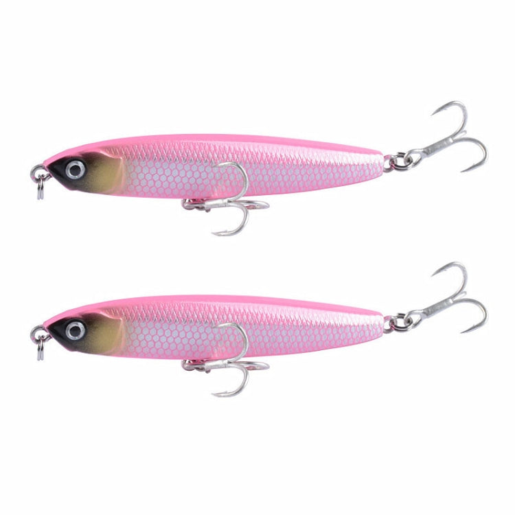 2개 CH79 하드 미끼 장거리 캐스팅 싱킹 펜슬 가짜 루어, 규격:, 8cm 10g, 8cm 14g, 10.4cm 18g