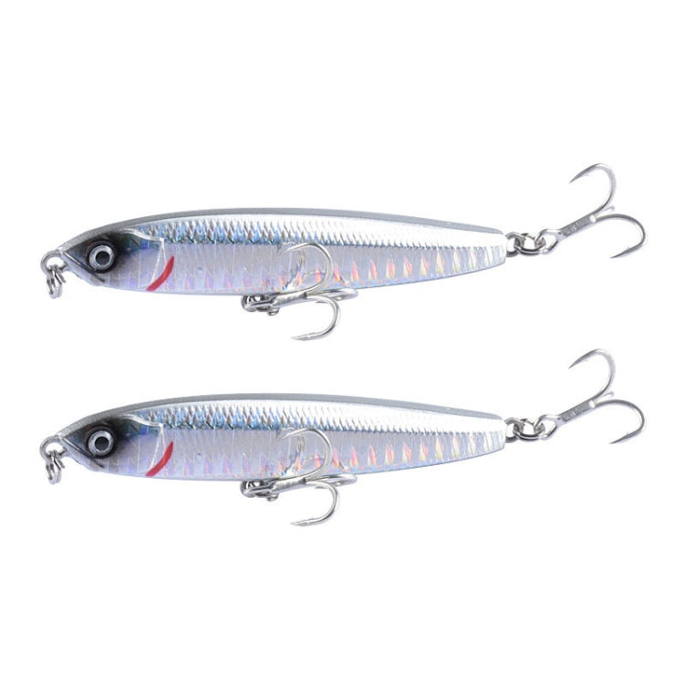 2개 CH79 하드 미끼 장거리 캐스팅 싱킹 펜슬 가짜 루어, 규격:, 8cm 10g, 8cm 14g, 10.4cm 18g