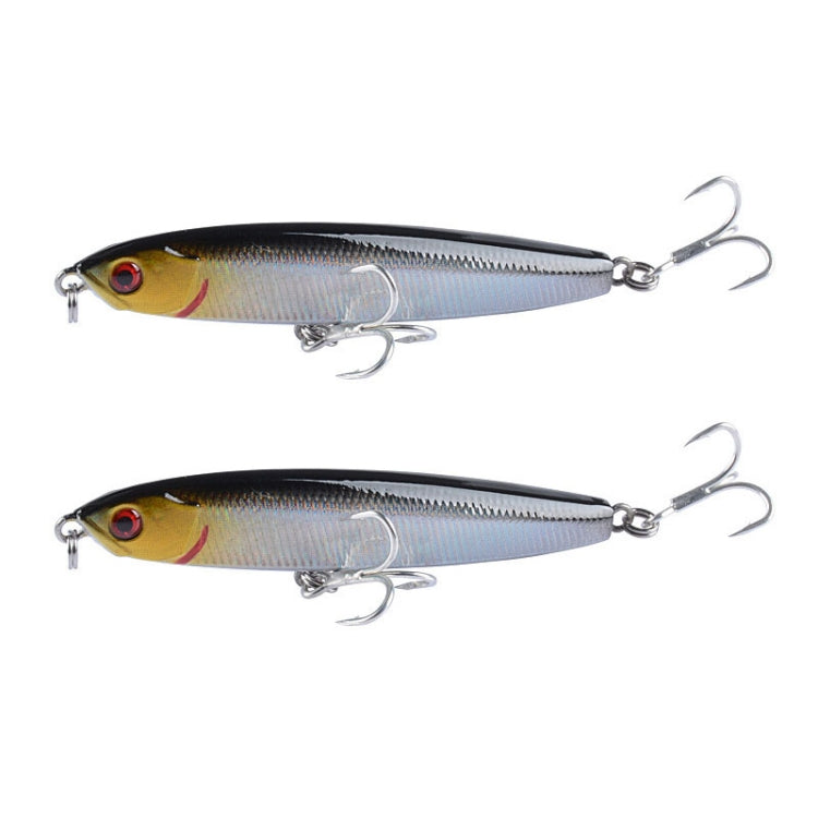 2개 CH79 하드 미끼 장거리 캐스팅 싱킹 펜슬 가짜 루어, 규격:, 8cm 10g, 8cm 14g, 10.4cm 18g