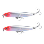 2개 CH79 하드 미끼 장거리 캐스팅 싱킹 펜슬 가짜 루어, 규격:, 8cm 10g, 8cm 14g, 10.4cm 18g