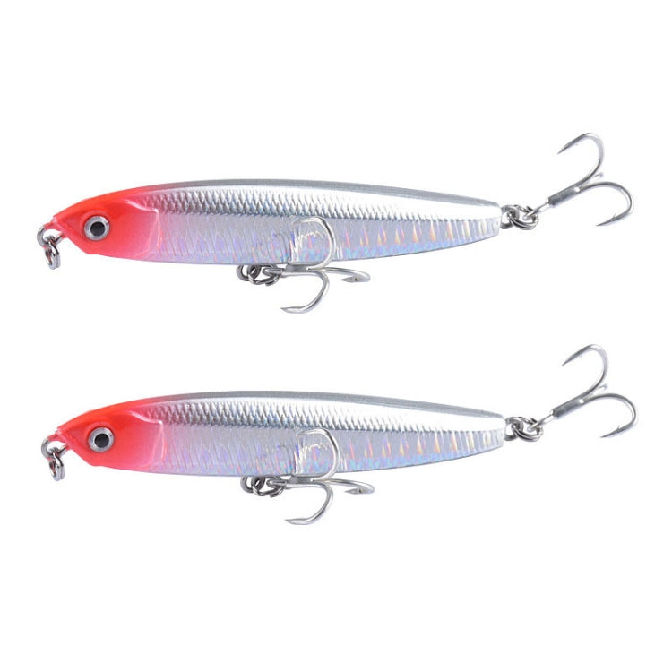 2개 CH79 하드 미끼 장거리 캐스팅 싱킹 펜슬 가짜 루어, 규격:, 8cm 10g, 8cm 14g, 10.4cm 18g