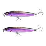 2개 CH79 하드 미끼 장거리 캐스팅 싱킹 펜슬 가짜 루어, 규격:, 8cm 10g, 8cm 14g, 10.4cm 18g
