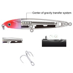 2개 CH79 하드 미끼 장거리 캐스팅 싱킹 펜슬 가짜 루어, 규격:, 8cm 10g, 8cm 14g, 10.4cm 18g