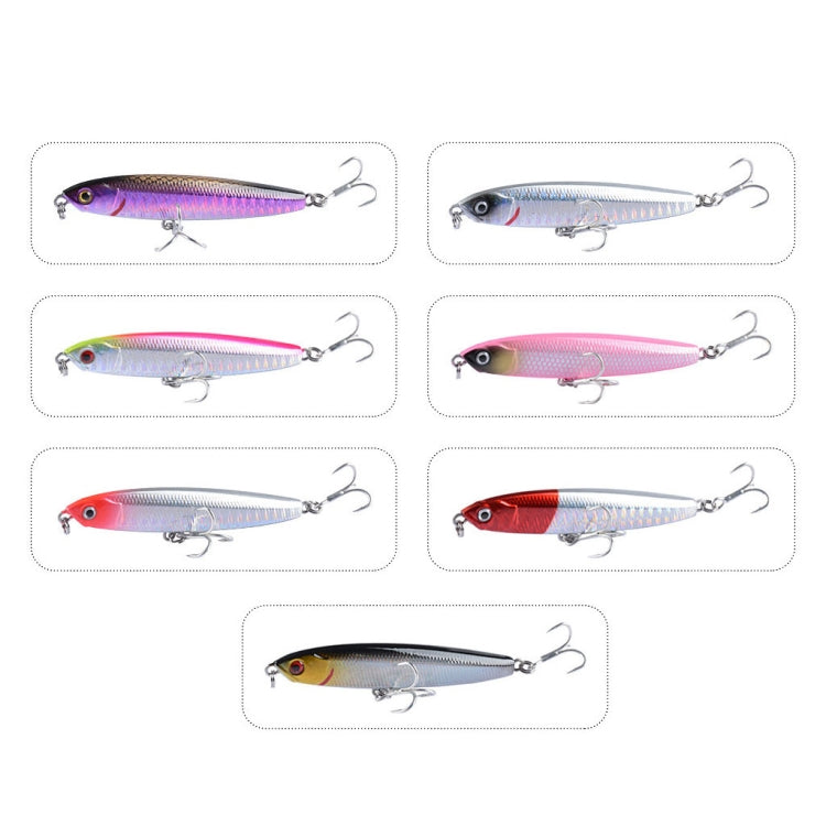 2개 CH79 하드 미끼 장거리 캐스팅 싱킹 펜슬 가짜 루어, 규격:, 8cm 10g, 8cm 14g, 10.4cm 18g