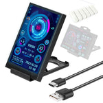 3.5인치 IPS 전체 컴퓨터 모니터 USB 섀시 부화면, 세트 1 (검정), 세트 1 (흰색), 세트 2 (검정), 세트 2 (흰색), 세트 3 (검정), 세트 3 (흰색)