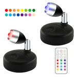 무선 RGB 리모컨 캐비닛 분위기 스포트라이트, C1556 단일 헤드 2등, C1648 단일 헤드 2등, C2755 이중 헤드 2등, C2765 이중 헤드 2등