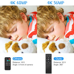 5600PX 줌 가능 4K 디지털 비디오 카메라 블랙, 블랙, 보조 조명 + 광각 렌즈 포함, 후드 + 마이크 + 광각 렌즈 포함, 안정화 키트 포함