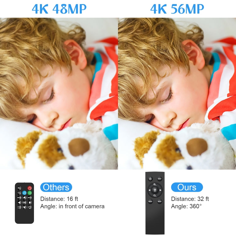 5600PX 줌 가능 4K 디지털 비디오 카메라 블랙, 블랙, 보조 조명 + 광각 렌즈 포함, 후드 + 마이크 + 광각 렌즈 포함, 안정화 키트 포함