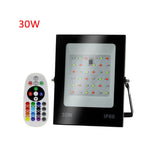 컬러풀 RGB 변환 LED 투광 조명 리모컨 포함, 30W, 100W