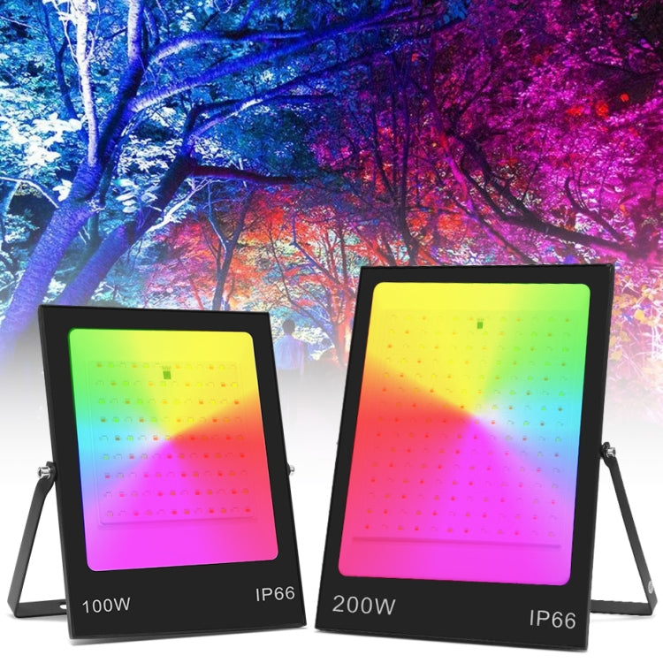 컬러풀 RGB 변환 LED 투광 조명 리모컨 포함, 30W, 100W