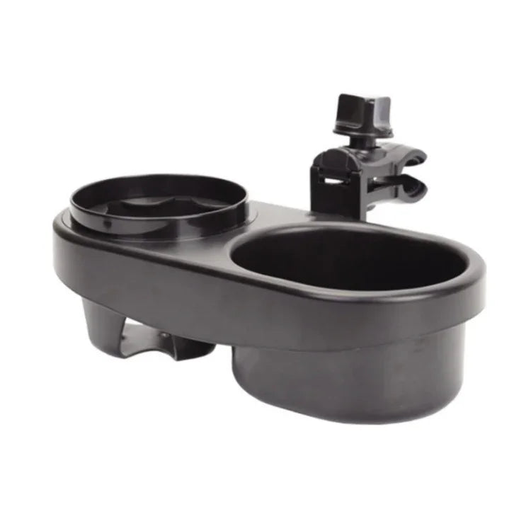 Stroller Double Cup Holder Pushchair Bottle Snack Box Shelf, J4100