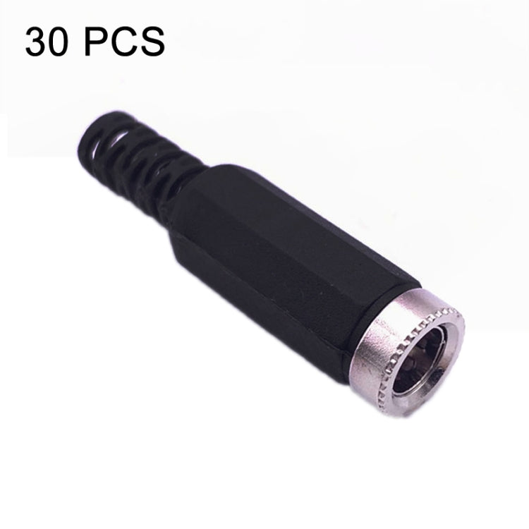 30개 조립 납땜 와이어 DC 암 헤드, DC 2.1mm, DC 2.5mm