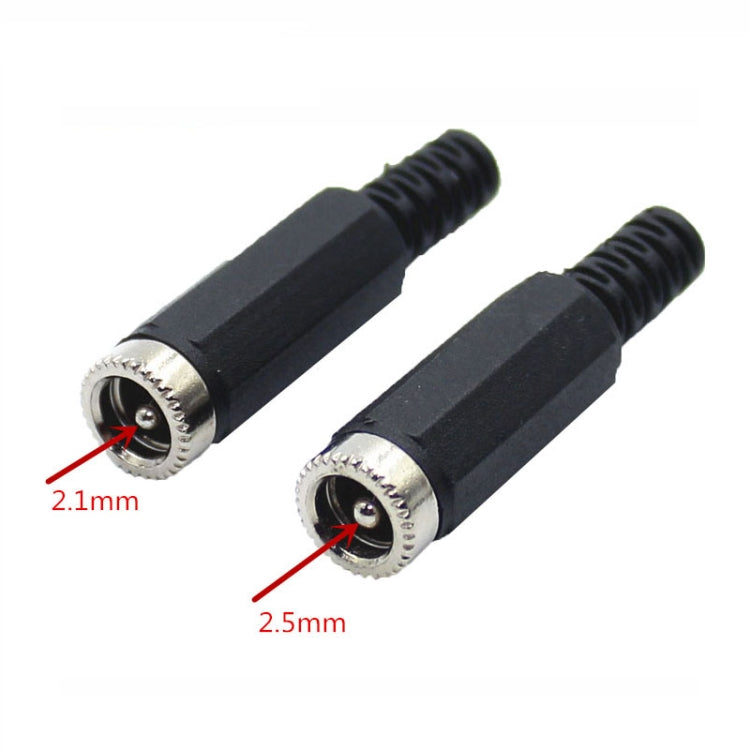 30개 조립 납땜 와이어 DC 암 헤드, DC 2.1mm, DC 2.5mm