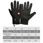 겨울 야외 라이딩 스포츠 방수 터치 스크린 장갑, M, L, XL, XXL