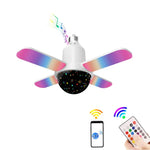 LY-002 24W 미니 블루투스 RGB 라이트 효과 접이식 뮤직 라이트, 매직 라이트, 별빛 라이트
