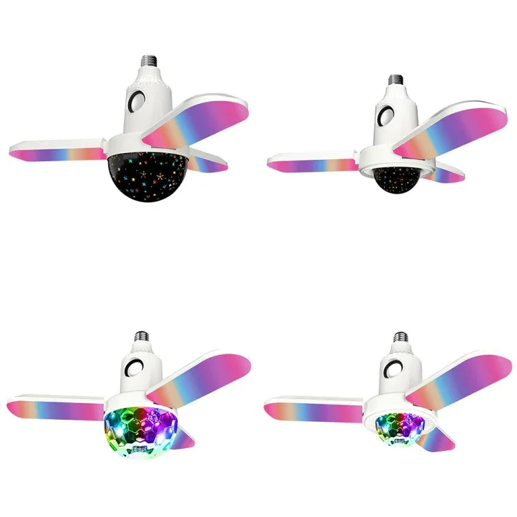 ZSCPH-001 40W 다기능 블루투스 RGB 컬러풀 3잎 뮤직 무드등, 크기:, L (별), S (별), L (매직 볼), S (매직 볼)