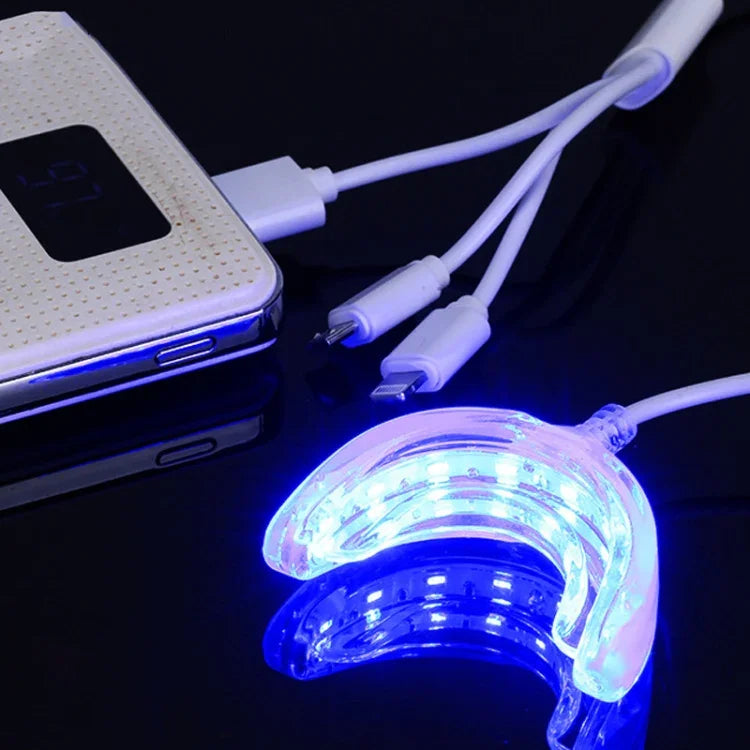 16LED 치아 미백 장치 치과 표백 시스템, 3 in 1 데이터 케이블 포함