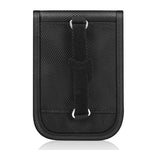 더블 버클 자동차 키 신호 차단 가방 자성 방지 RFID 카드 케이스, 더블 버클