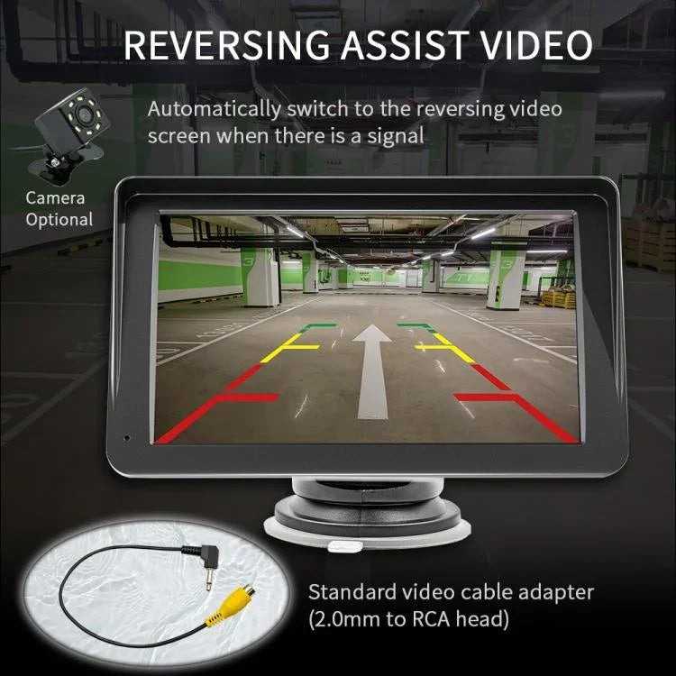 7 inch AHD Wireless CarPlay Car MP5 Player, Support Mobile Phone Interconnection, B5300 With Camera