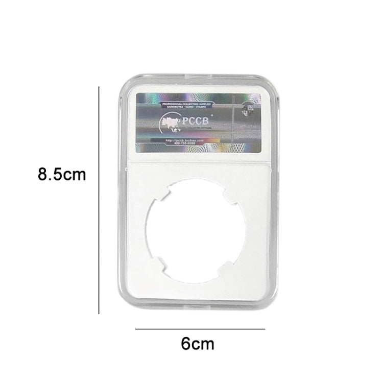 기념주화 식별 등급 상자 주화 수집 상자, 색상: 흰색 (40mm), 흰색 (25mm), 흰색 (27mm), 흰색 (30mm), 흰색 (38.5mm), 흰색 (40mm)