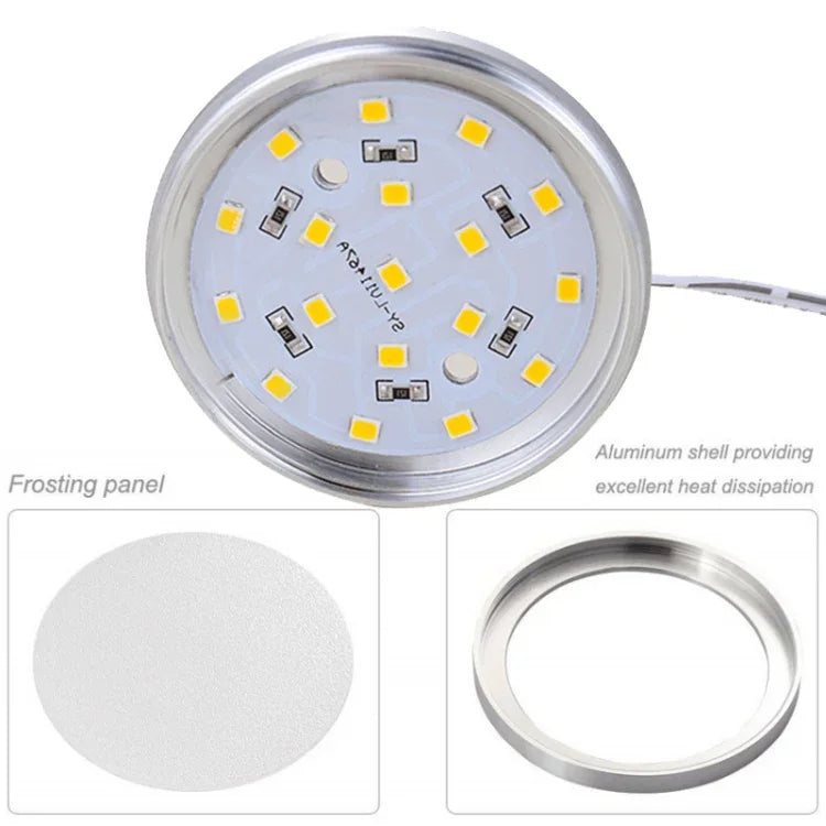 2개 세트 2W DC12V 18LED 캐비닛 조명 쇼케이스 조명, 사양:, 2510 단자 - 측면 출구, 2510 단자 - 하단 출구, DuPont 단자 - 측면 출구, DuPont 단자 - 하단 출구