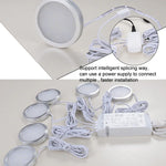 2개 세트 2W DC12V 18LED 캐비닛 조명 쇼케이스 조명, 사양:, 2510 단자 - 측면 출구, 2510 단자 - 하단 출구, DuPont 단자 - 측면 출구, DuPont 단자 - 하단 출구