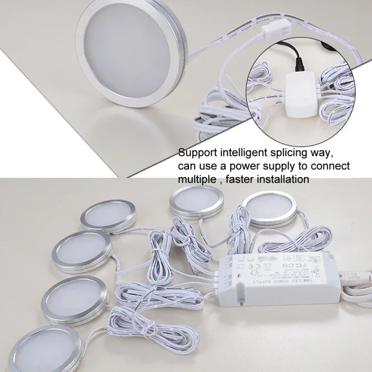 2개 세트 2W DC12V 18LED 캐비닛 조명 쇼케이스 조명, 사양:, 2510 단자 - 측면 출구, 2510 단자 - 하단 출구, DuPont 단자 - 측면 출구, DuPont 단자 - 하단 출구