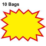10봉지 25x19cm 폭발 스티커 제품 가격표 슈퍼마켓 가격 라벨, WM-001, WM-002, WM-003, WM-005, WM-006, WM-007, WM-008, WM-009, WM-010, WM-011, WM-012, WM-013, XD-511, XD-520, XD-532, XD-537, XD-541, XD-559