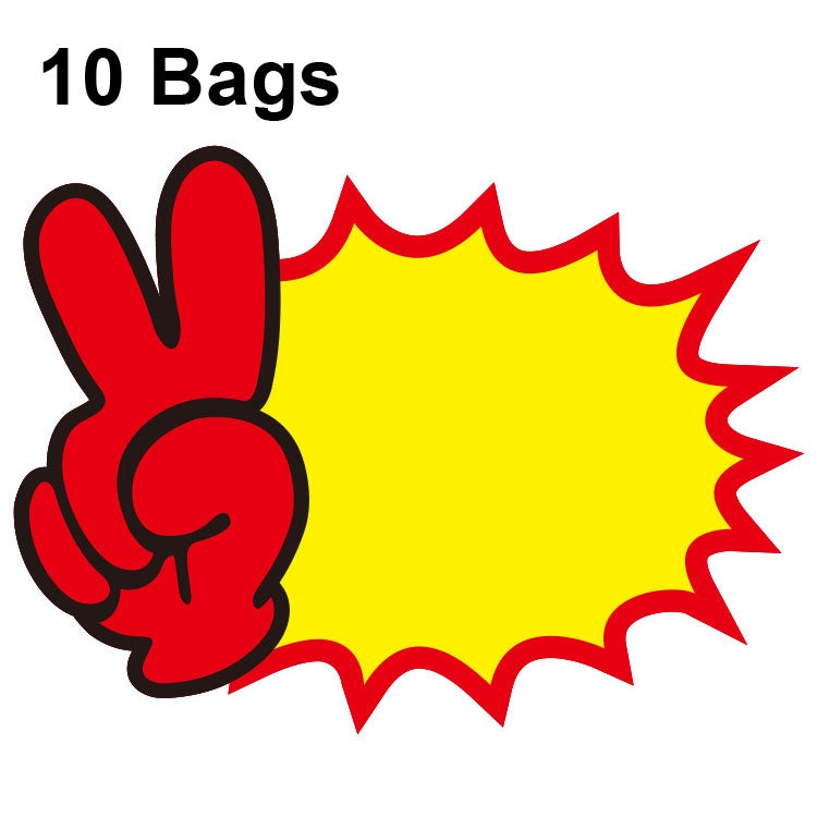 10봉지 18x14cm 폭발 스티커 제품 가격표 슈퍼마켓 가격 라벨, WM-101, WM-102, WM-103, WM-105, WM-106, WM-107, WM-108, WM-109, WM-10, WM-111, WM-12, WM-113, XD-028, XD-022, XD-009, XD-047, XD-051, XD-069
