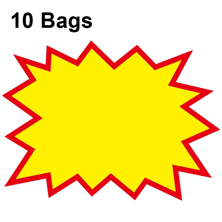 10봉지 18x14cm 폭발 스티커 제품 가격표 슈퍼마켓 가격 라벨, WM-101, WM-102, WM-103, WM-105, WM-106, WM-107, WM-108, WM-109, WM-10, WM-111, WM-12, WM-113, XD-028, XD-022, XD-009, XD-047, XD-051, XD-069